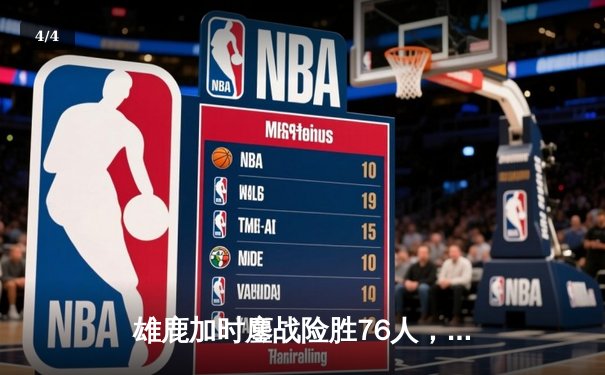 雄鹿加时鏖战险胜76人，字母哥32+11+7主宰关键时刻 - 4